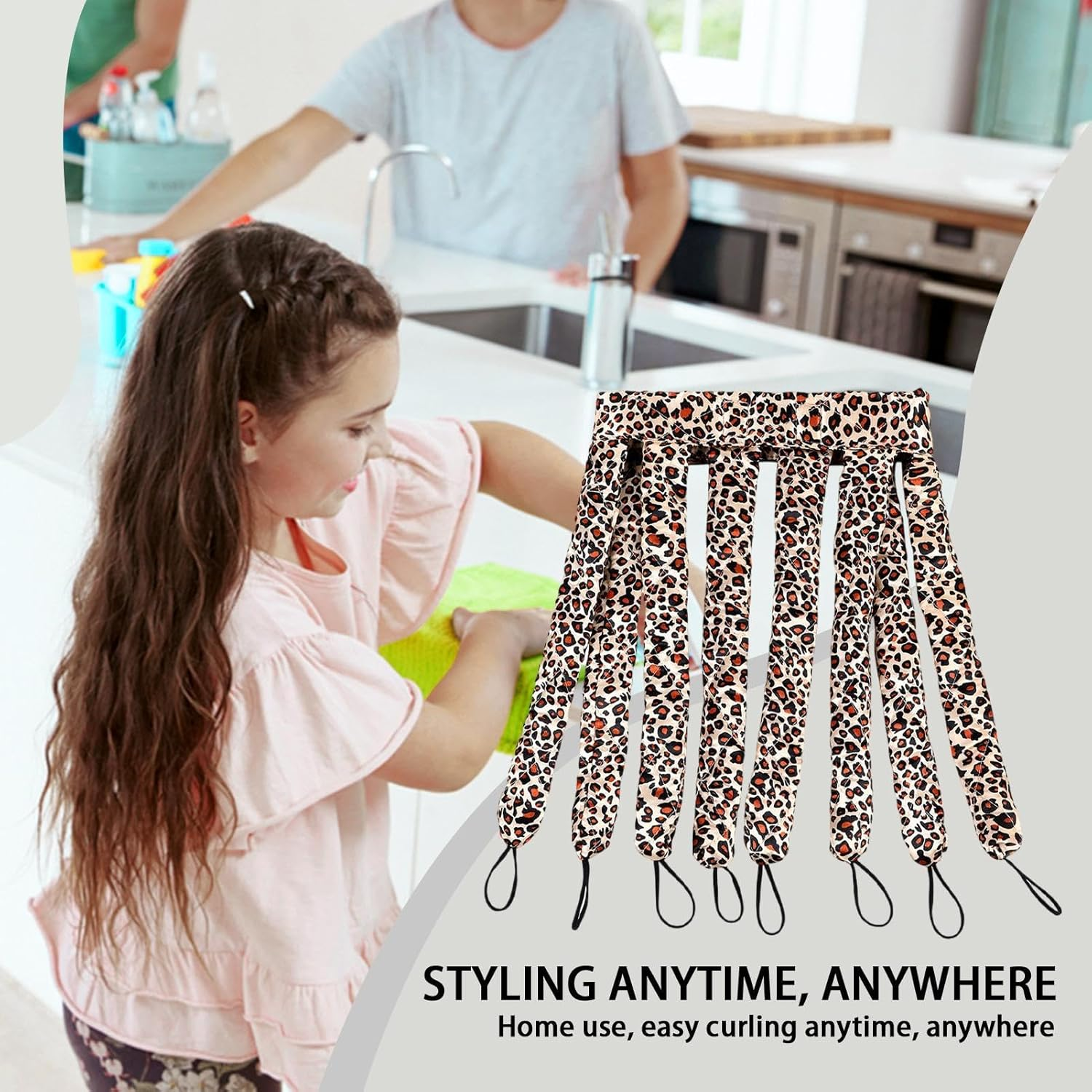 Flexible Lazy Curling Iron | Octopus Heatless Curler Sets,Flexible Curling Rods Heatless Curlers for Men, Women, Adults, Beauticians, Hairdressers image number 5