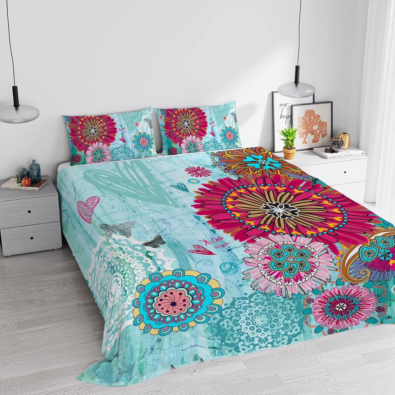 KI-OSA 657 Microfibre Duvet Cover Set, Double image number 4