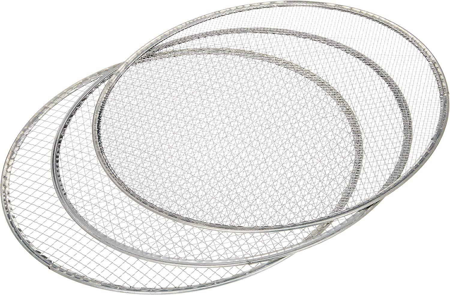 Senkichi Stainless Steel Soil Fluoy 11.8 Inches (30 Cm), Includes 3 Replacement Nets (Rough, Medium, Fine)