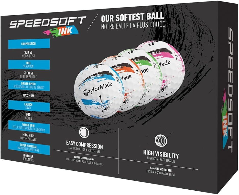 Taylormade Golf Speedsoft Golf Balls - Multipack image number 6