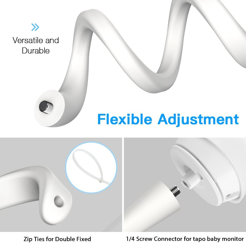 HOLACA Flexible Twist Mount Bracket for Tp-Link C210/Tp-Link C200 Baby Monitor Camera