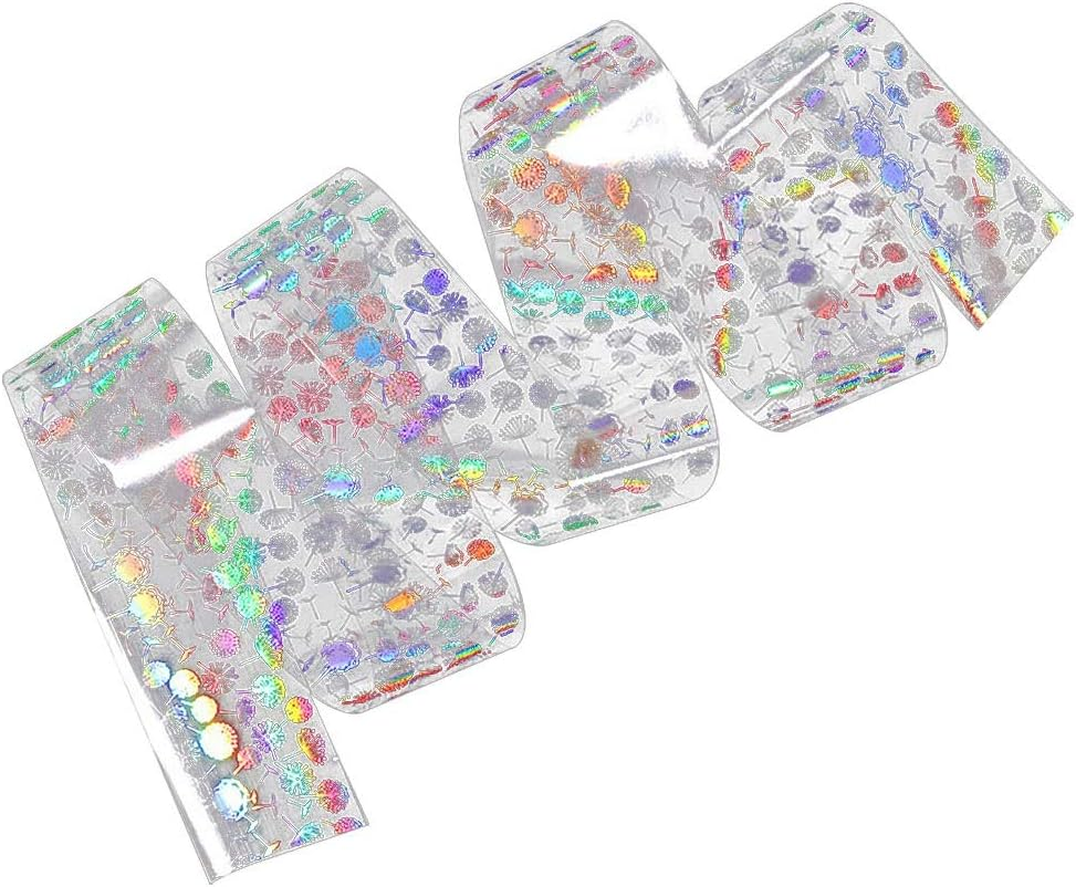 Starry Sky Pattern Nail Stickers Plastic Glitter Nail Art Decals DIY Manicure Decorations 4X20Cm Zhengpingpai image number 4