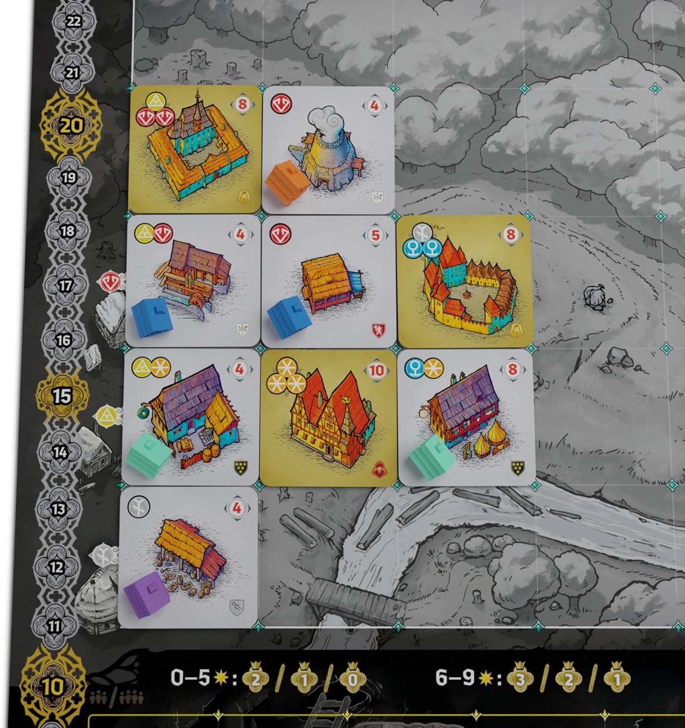 Czech Games Edition Kutna Hora - the City of Silver Board Game for 4 Players, Ages 13+ image number 3