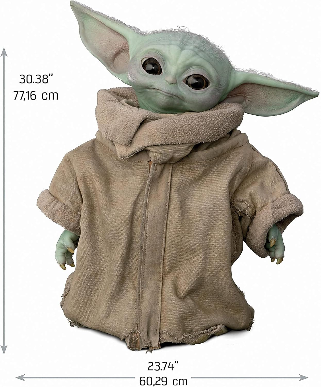 Roommates RMK4456GM the Mandalorian: the Child Peel and Stick Wall Decals, Green, Tan