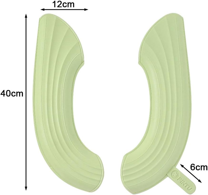 YUANQIAN 3-Pack Toilet Seat Cushion, Waterproof EVA Toilet Seat Cover, Reusable, Warm, Soft, Portable, Durable, Suitable for Most Toilet Seats, White, Black