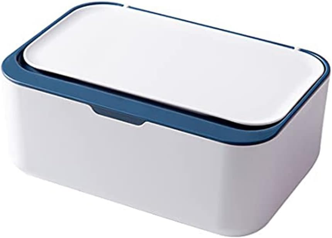 Wet Wipe Dispenser,Baby Napkin Storage Box Holder Container Dust-Proof Wet Tissue Box for Home, Office (Gray) image number 1