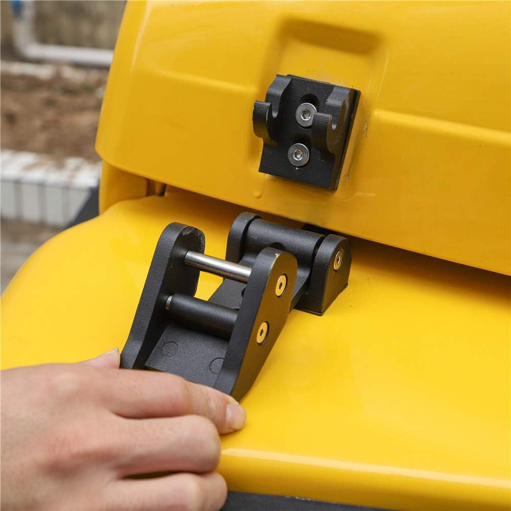 Jecar TJ Hood Latch Hood Lock Catch - Aluminum Hood Latches Catch Kit for Jeep Wrangler TJ Accessories 1997-2006 image number 3