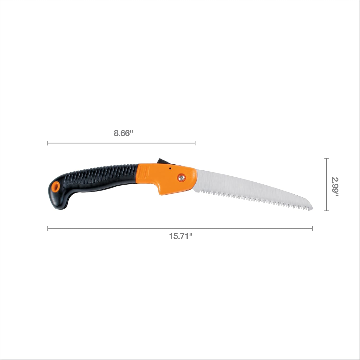Fiskars Hand Saw, Folding Saw with Power Tooth Saw Blade with Triple Ground Teeth That Powers through Wood Faster, Soft Grip 7-Inch Pruning Saw image number 4
