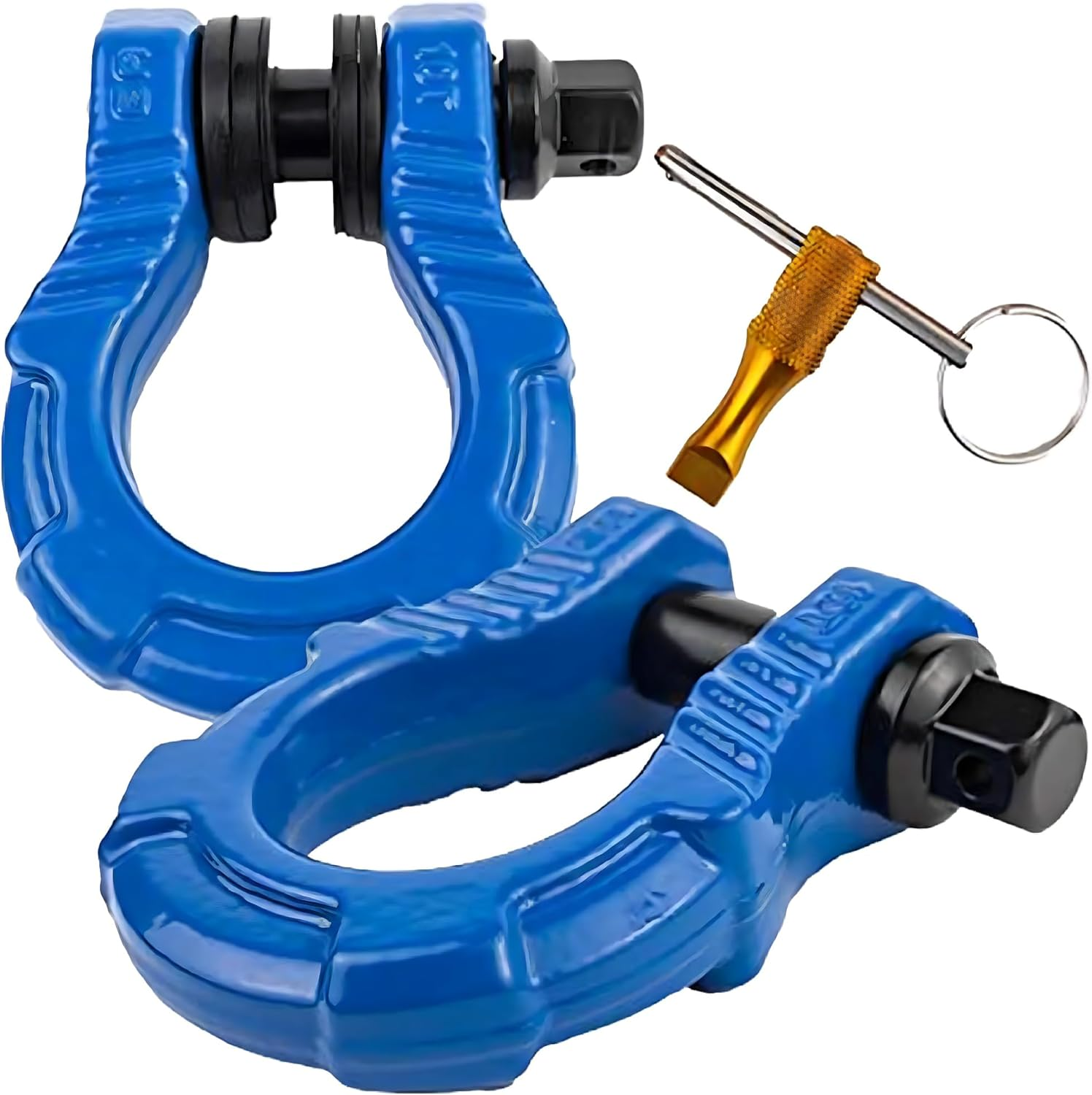 Gearamerica Mega Shackles | Matte Black (2PK)
