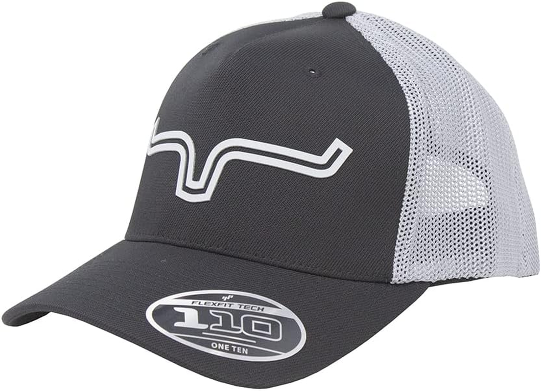 Kimes Ranch Men'S Double Trac 3D Silicone Logo Mesh-Back Trucker Cap