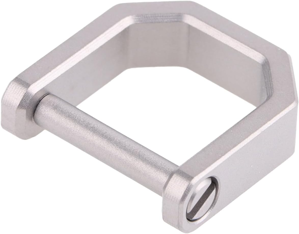 Hamans Titanium D Ring Car Key Fob Tool Shackle Keychain Horseshoe Keyring U Shape image number 4