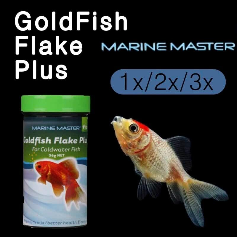 Highly Nutritious 1X / 2X / 3X Goldfish Flake plus Coldwater Fish Food (3) image number 2