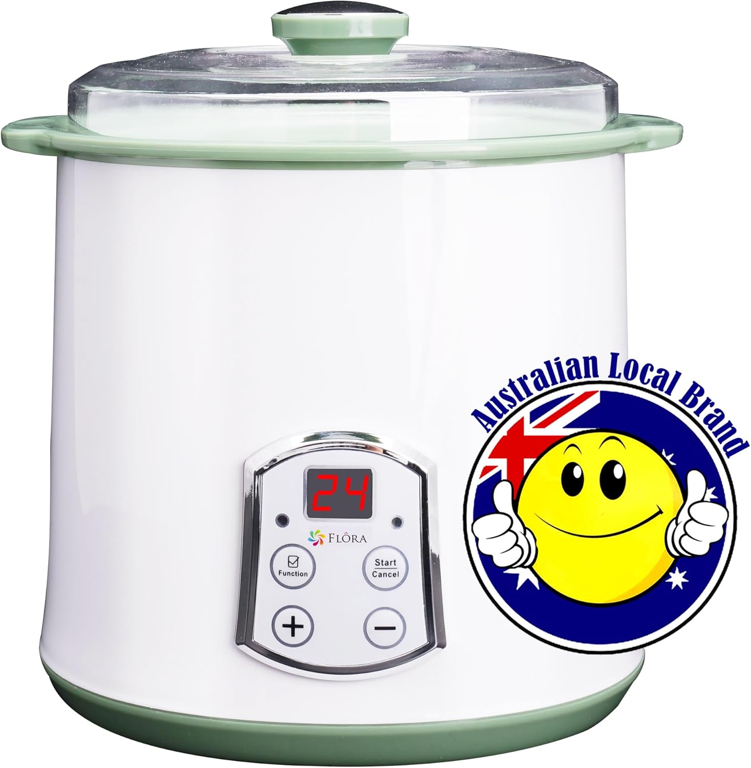 Flora Greek Yoghurt Maker Machine- Electric Yogurt Making with 2L Capacity-Automatic Function-Kitchen Tool for Rice Wine DIY Food Grade Machine-Fl-Yme-120 image number 2