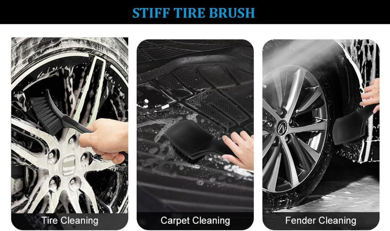 Car Cleaning Kit, Automotive Detailing Tools Set (8 PCS) image number 3