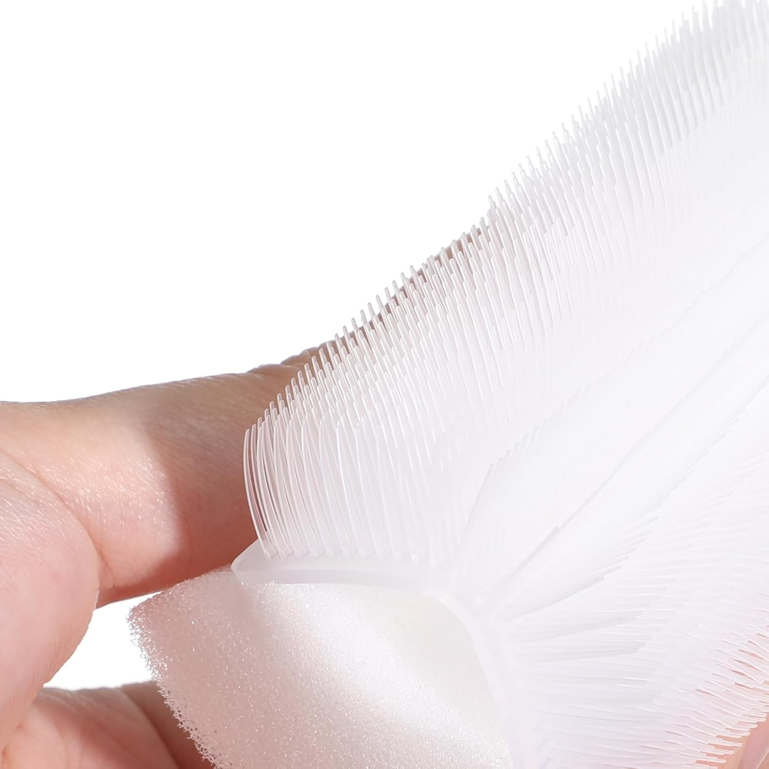 Healifty Sensory Brush Sensory Processing Disorder Autism Sponge Brush Surgical Hands Scrub Brushes (White) image number 2