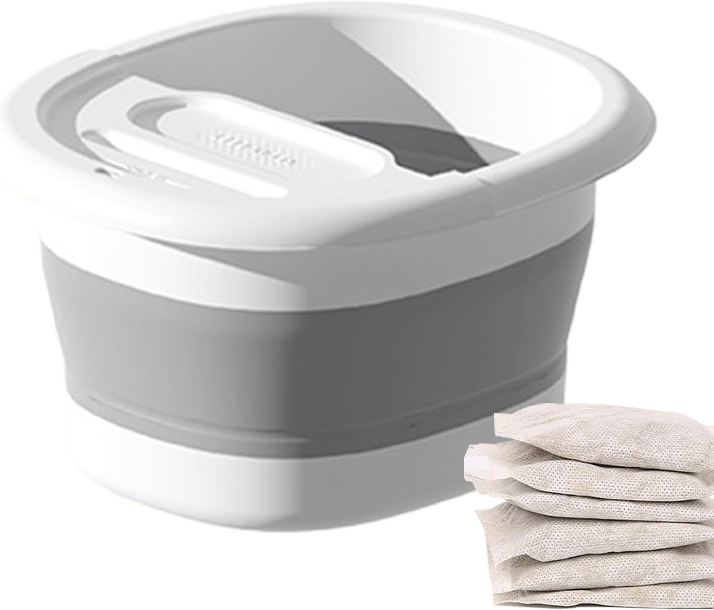 Foot Bucket for Soaking Feet | Foldable Foot Soak Tub | High Capacity Foot Bath Basin for Relieving Discomfort and Stress Borato