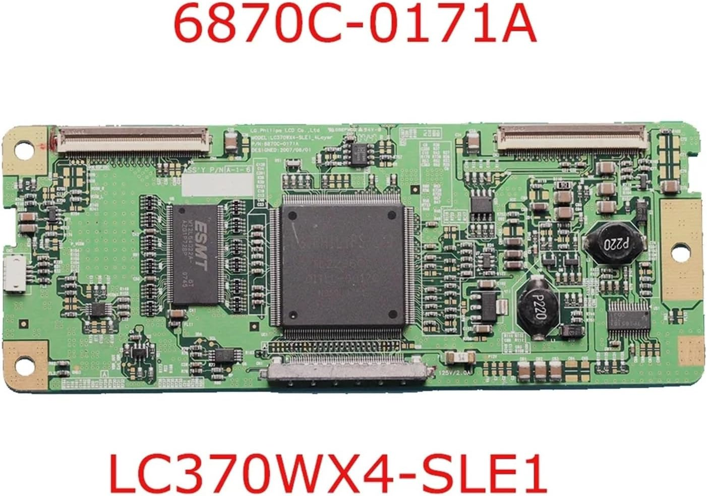 T-Con Board 6870C-0171A LC370WX4-SLE1 Logic Board Card TV Mainboard 6870C 0171A 6870C0171A Lc370Wx4Sle1 Lg LCD Tv T Con Board image number 2