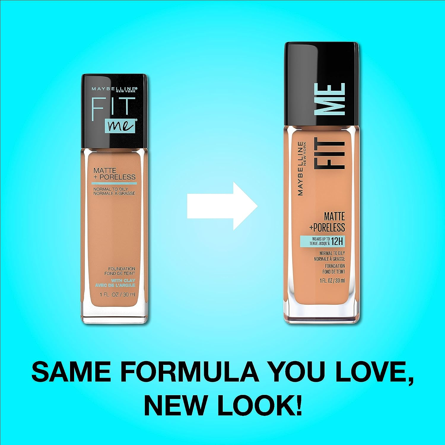 Maybelline New York Fit Me Matte & Poreless Mattifying Liquid Foundation - Fair Ivory 105 image number 2