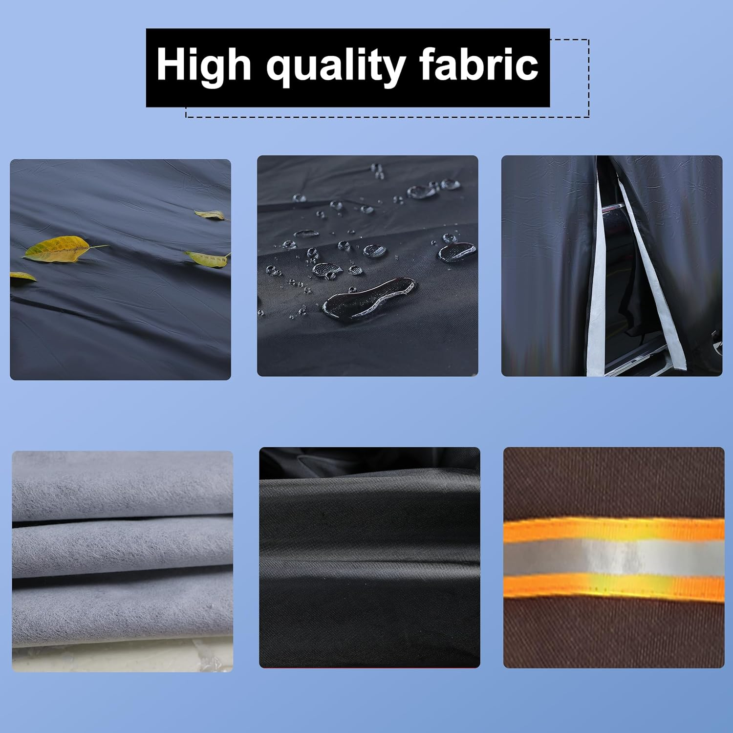 Amooca Car Covers Custom Fit for Mazda MX-5 Miata (1989-2024) Waterproof Sun-Proof All Weather for Automobiles Snow Cover with Door Zipper Cotton Lining image number 1