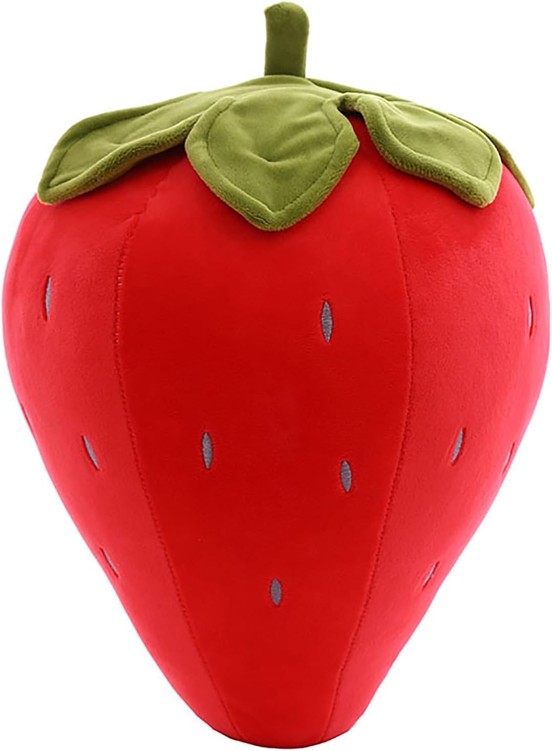 8 Inch Strawberry Plush Pillow,Cute Fruit Kids Pillow Stuffed Soft Fruit Stuffed Toy Cute Strawberry Plushie Hugging Pillow Cushion image number 3