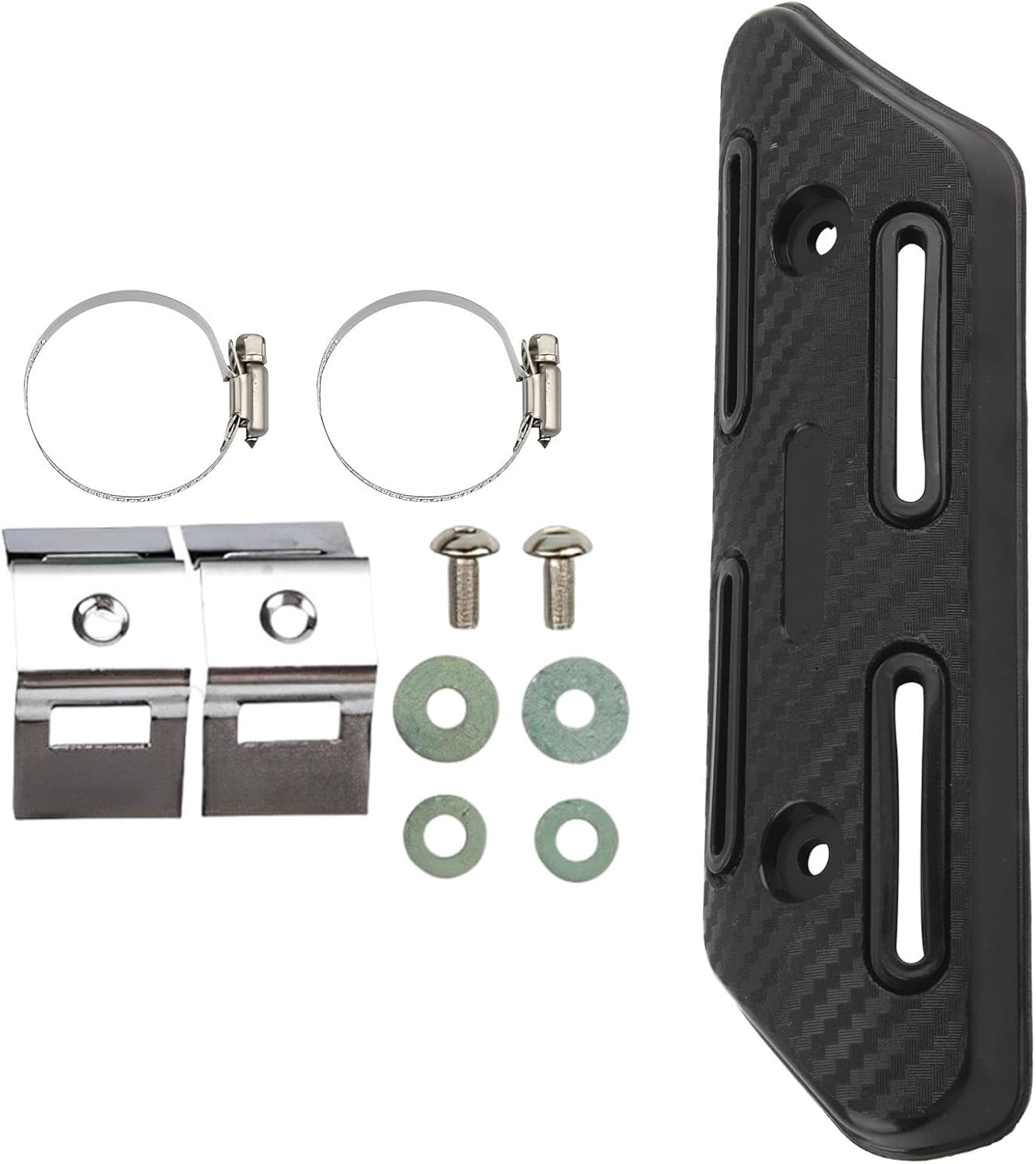 Exhaust Pipe Heat Shield | Muffler Pipe Heat Cover Protector | Anti-Scalding Heat Shield Straight Cover, Motorcycle Heat Guard Cover for Exhaust Pipe