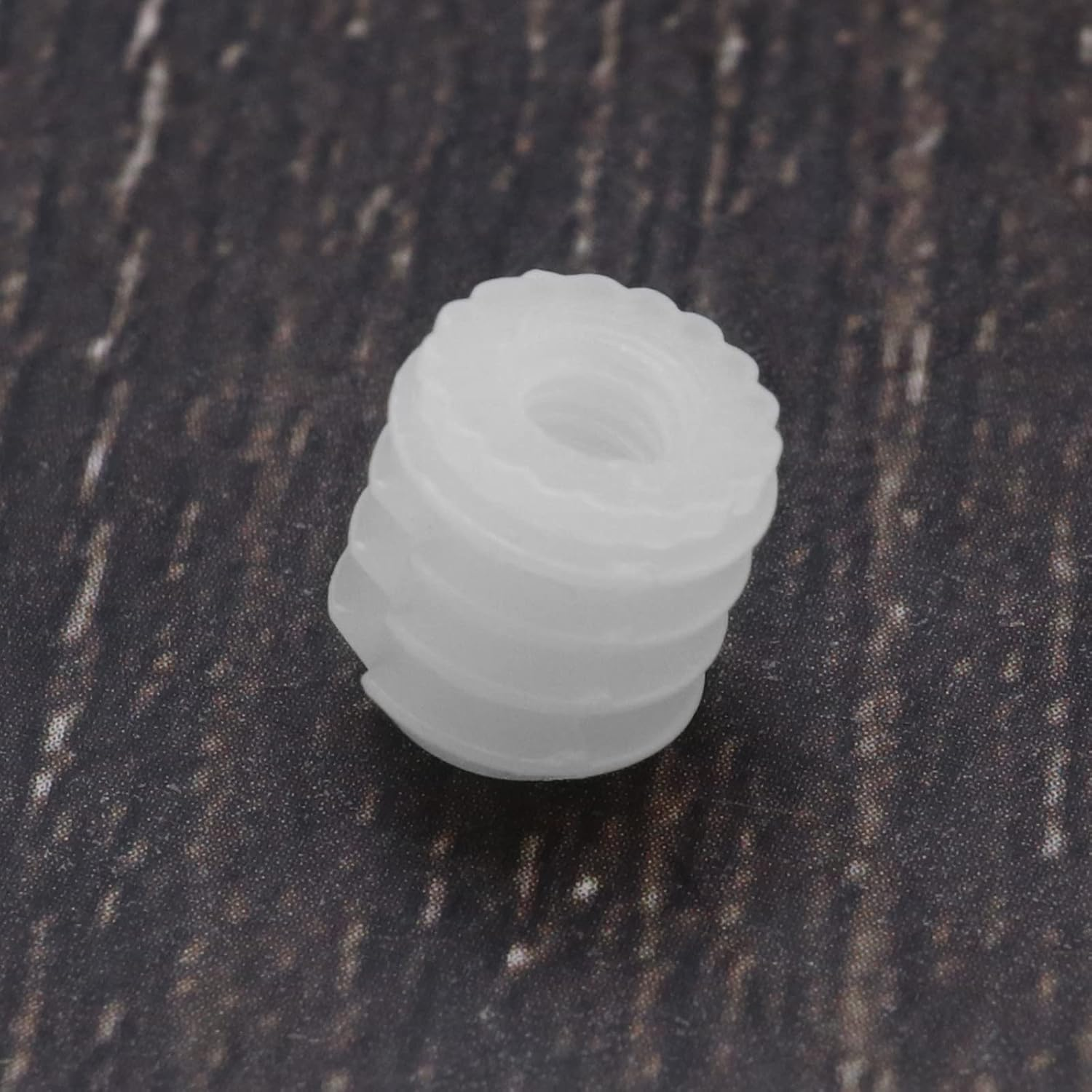 Ecsing 100Pcs M4X10Mm Hinge Expansion Dowels Plastic Expansion Dowels 4Mm White Hinge Dowel Inserts Accessories for Cabinet Cupboard 8.8X10Mm image number 1