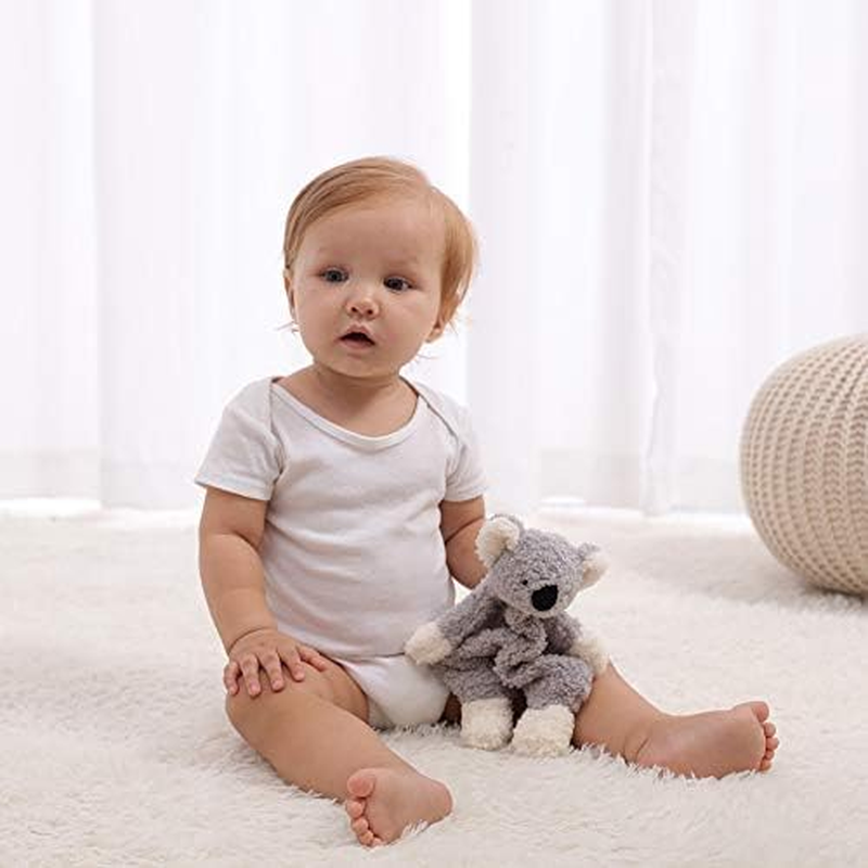 Apricot Lamb Snuggler Plush Infant Stuffed Animals Hug Koala Security Blanket Plush Baby Lovey (Hug Koala, 10Inches) image number 5