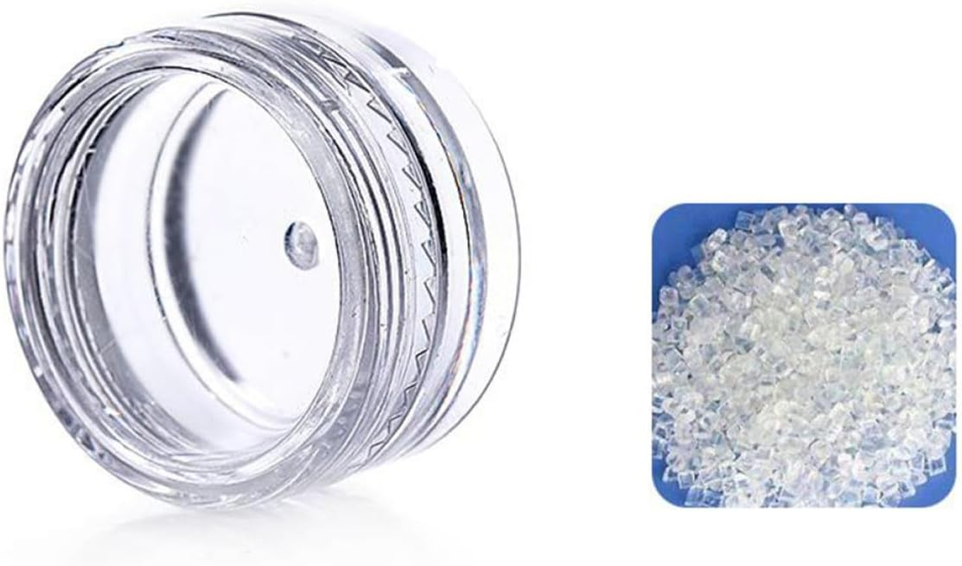 VINTORKY Plastic Cosmetics Jars round Pot Jars 56Pcs 5G Empty Plastic Dispenser Containers for Cream Storage Samples Mixed Colors for Personal Care Use image number 6