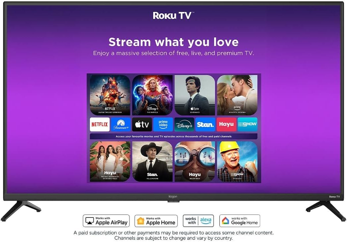 Kogan 43" LED 4K Smart Compatible with Roku TV - R95T - KALED43R95TA - 43 Inch image number 3