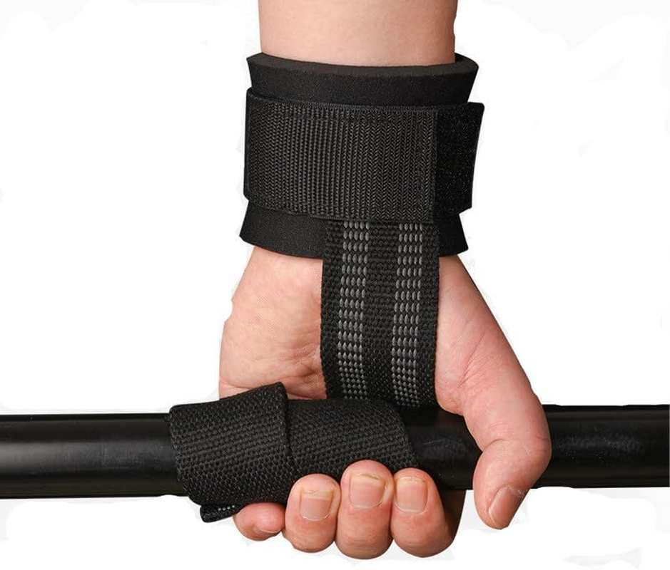 Weight Lifting Straps,1Pair Weightlifting Wrist Straps, Padded Weight Lifting Straps Gym Straps Wrist Support Straps,Lifting Wrist Straps, Non-Slip Deadlift Straps Power Lifting Grips for Bodybuilding image number 3