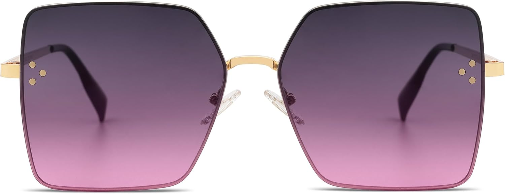 SOJOS Trendy Square Sunglasses Womens Big Oversized Designer Style UV Protection Sunnies Shades SJ1170