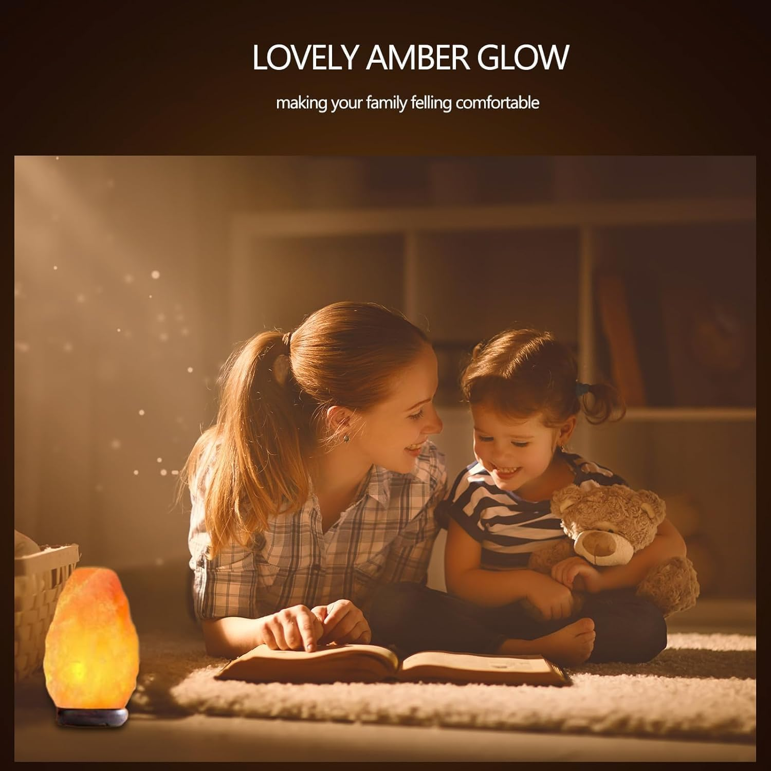 Tobebright E14 LED 0.5W Night Light Bulb C7 Mini LED SES E14 Vintage Candle Light Bulbs Small Screw Edison Amber Salt Lamp Candelabra Bulb Ultra Warm White 2200K (2 Pcs) image number 1