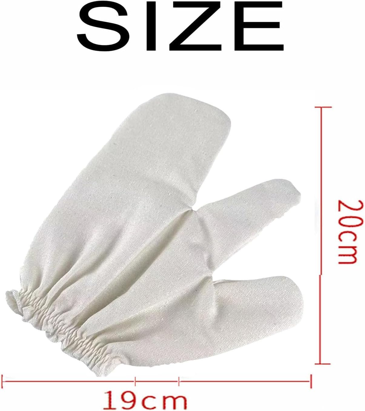 Garshana Gloves Raw Silk, Garshana Glove Raw Silk Massage Gloves Ayurvedic Massage, Silkgloves for Dry Brushing for Spa Bath Scrubbing Dry Brushing for Women & Men, Can Be Used on the Whole Body (2,Pcs) image number 1