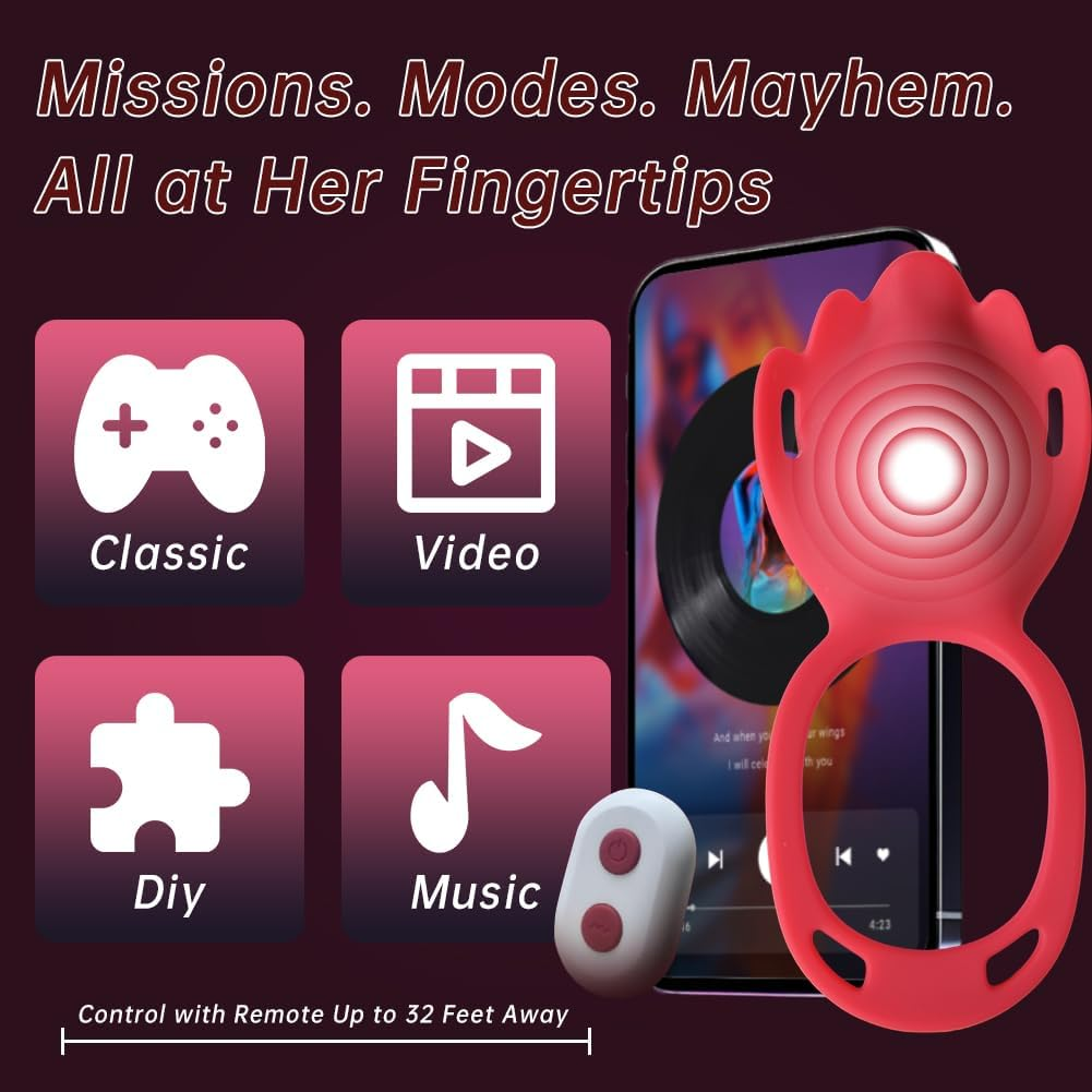 Couples G-Spot Wearable Vibrator with 10 Modes, Couple Women Adult Sex Toys Games for Men, Hands Free Panty Clitoris Vibrator Vibrating Cock Ring, Female Sex Toy Clitoral Stimulator image number 5