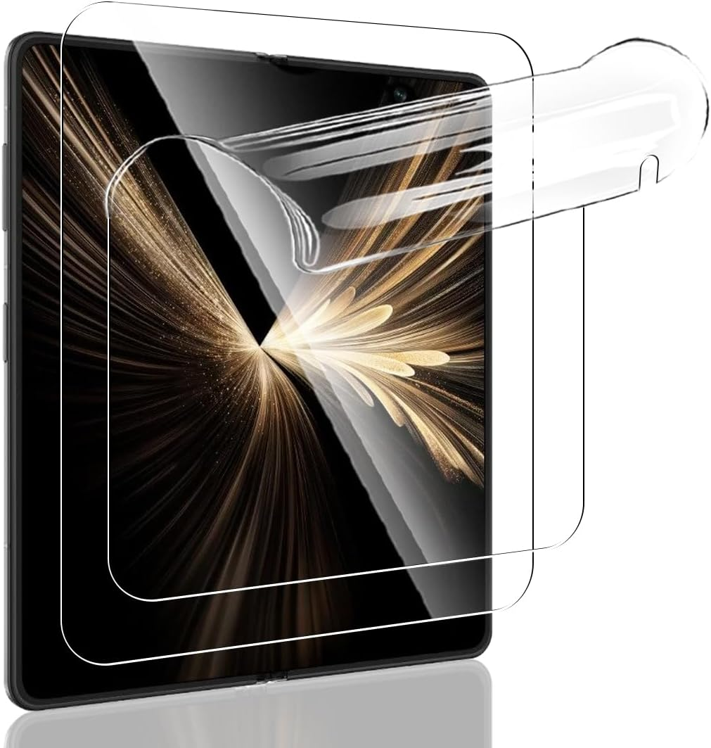 Yonntmmi Screen Protector for Honor Magic V5, Flexible TPU Film, Pack of 2 [Non-Parent Protection Glass], Bubble-Free, Soft, Anti-Scratch, HD TPU for Tempered Glass for Honor Magic V5 - Galaxy Watch5 Pro image number 5