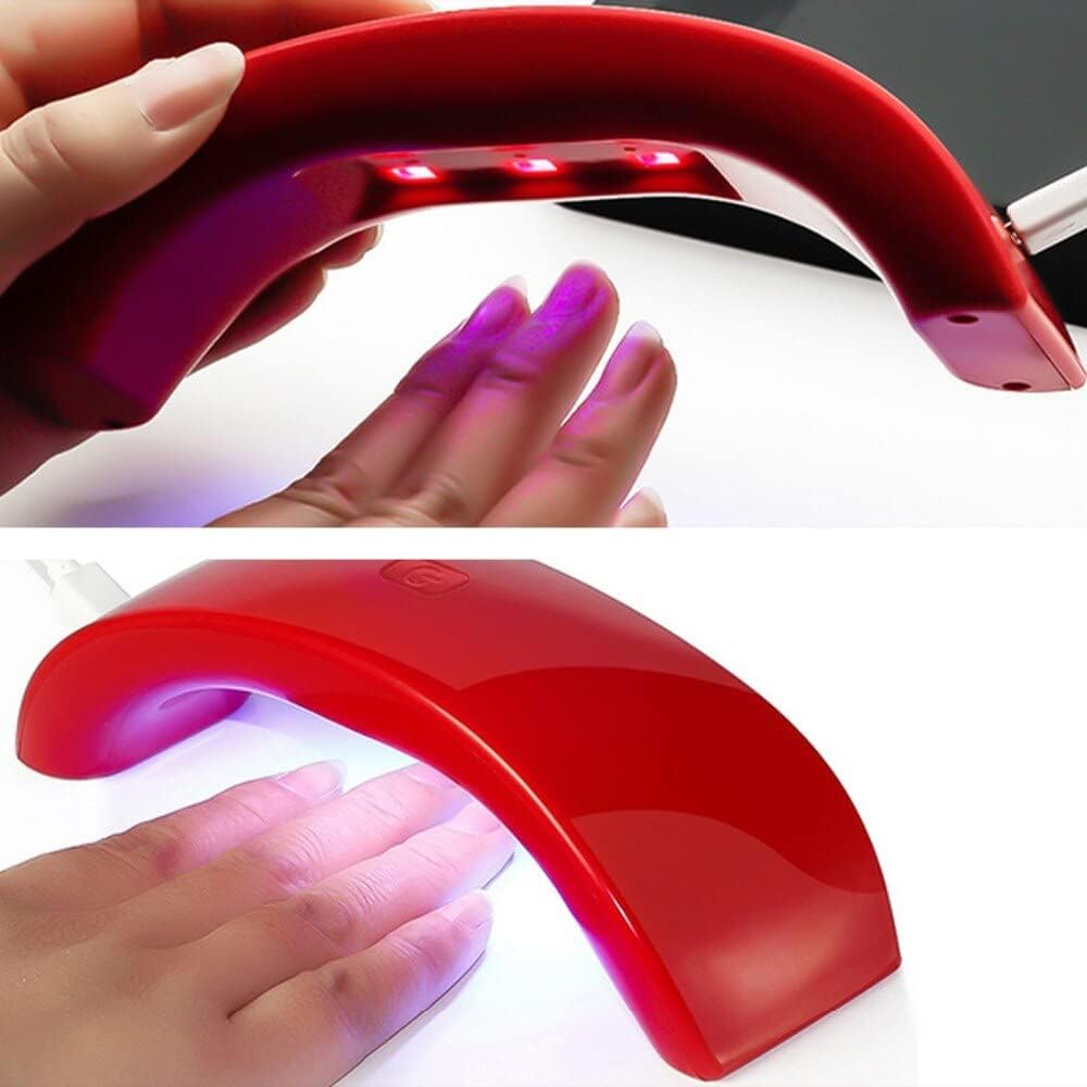 Nail Dryer 9W Mini Manicure Phototherapy Machine Portable USB Manicure Light Led Gel Polishing Nail Dryer Travel Home School Office Use Nail Lamp image number 1