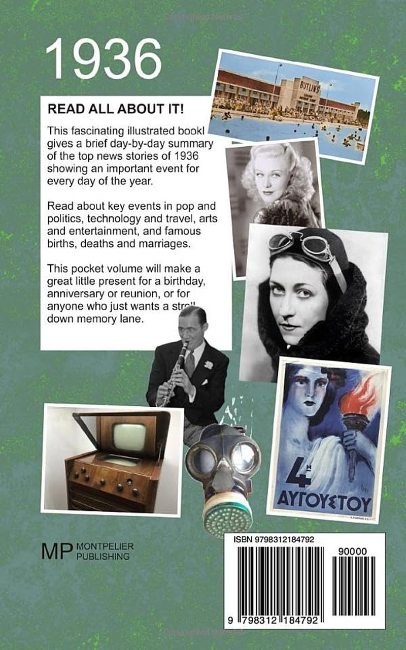 Events of 1936: Birthday Gift Book Showing Events for Every Day of the Year