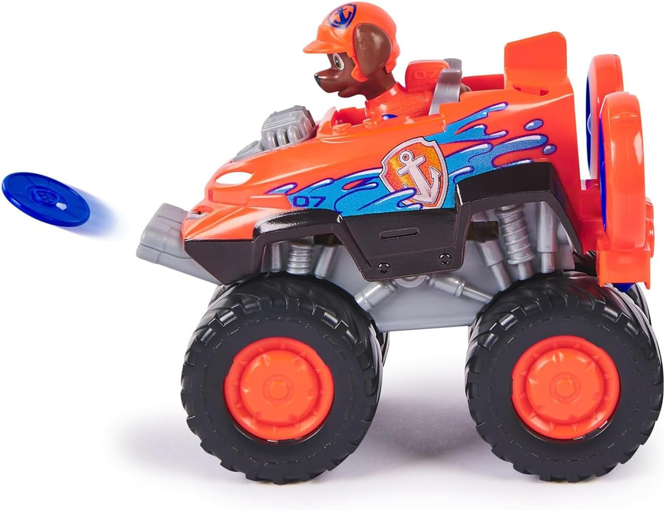 PAW Patrol: Rescue Wheels Zuma&rsquo;S Hovercraft, Toy Truck with Projectile Launcher and Collectible Action Figure, Kids Toys for Boys & Girls Ages 3+ image number 4