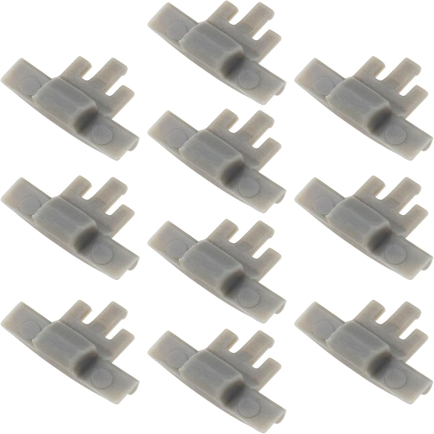 SING F LTD 10 Pieces 86 Degree Angle Restriction Hinge Clip for Opening Degree Restrictor Clips 86 Degree Kitchen Cabinet Door Restraints Plastic image number 5
