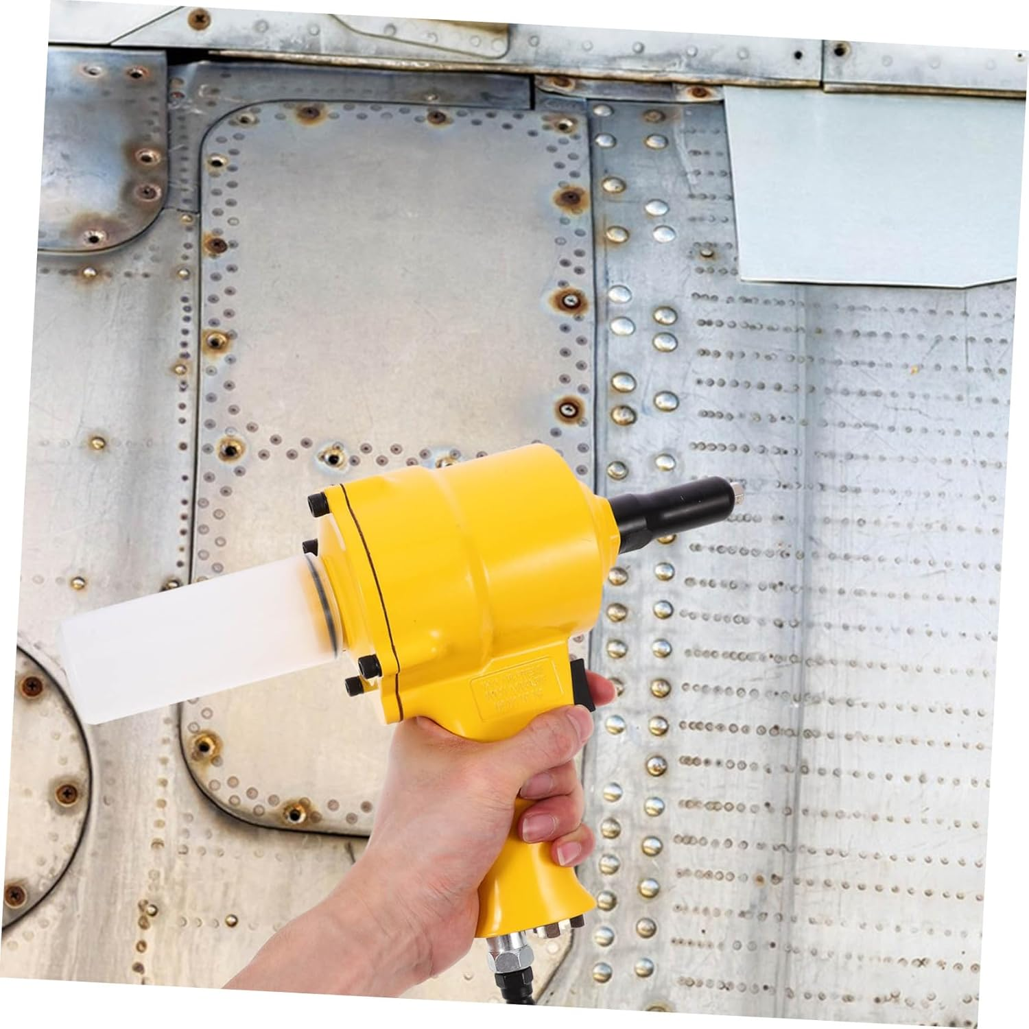 Air Hydraulic Riveter Tool Heavy Duty Pneumatic Riveting Tool for Construction Manufacturing and Automotive Use Two- Design for Insertion and Efficient Performance image number 3