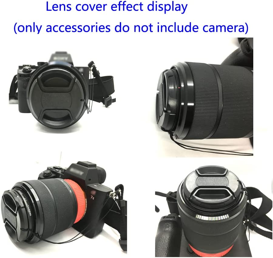 46Mm Lens Cap Compatible for Panasonic Lumix G9 G7 Kit Lumix G Vario 14-42Mm Lens, for Nikon Z50 Kit NIKKOR Z DX 16-50Mm Lens. (2 Pack)