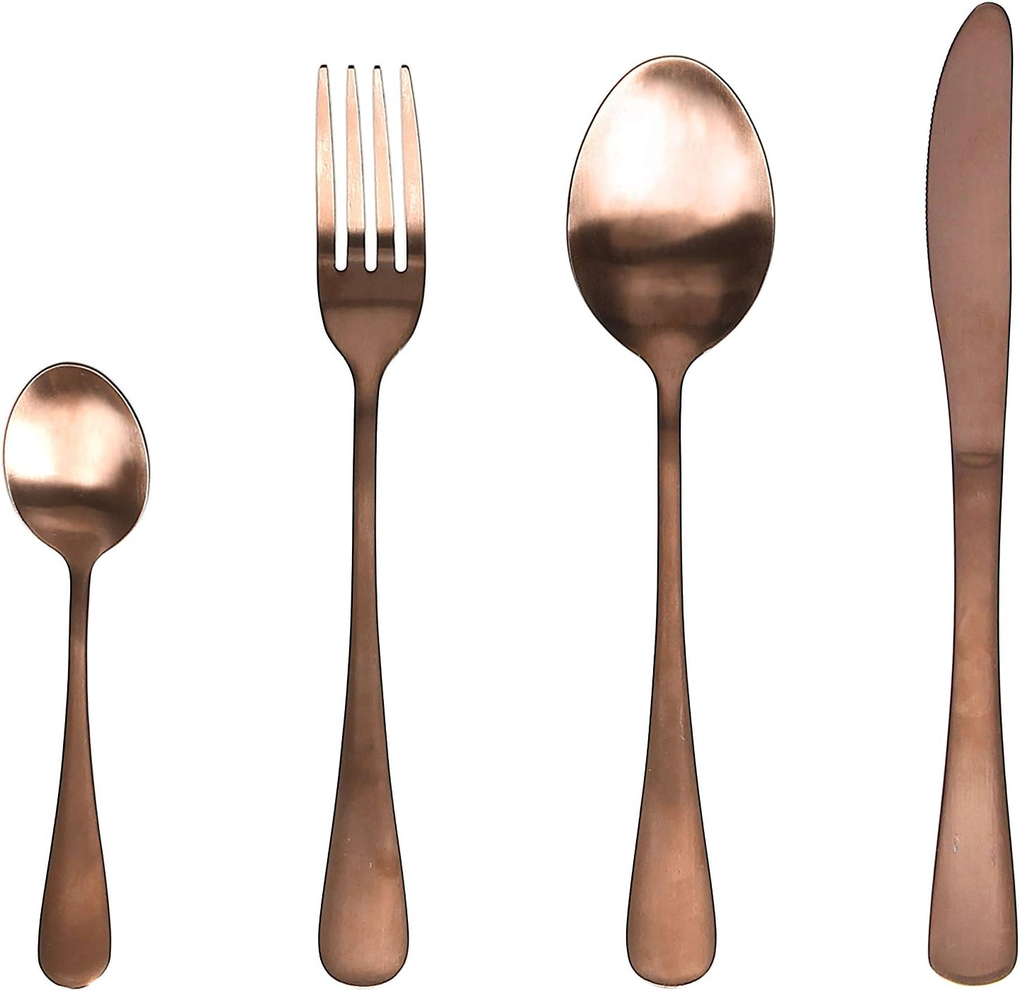 TOGNANA Odette 24-Pieces Cutlery Serving Set, Bronze image number 1