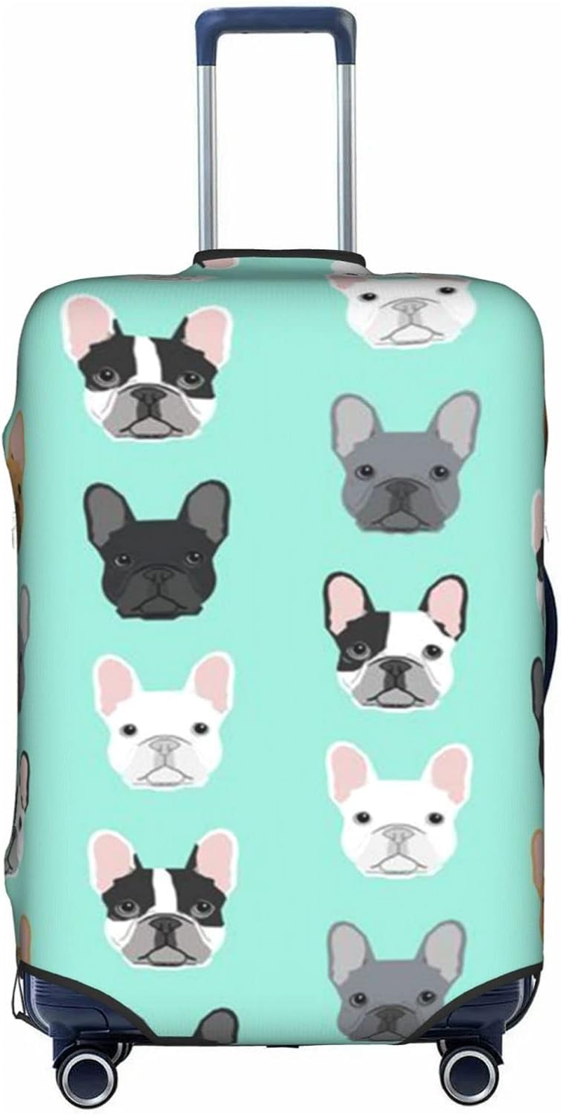 French Luggage Cover Anti-Scratch Suitcase Protector Fits 18-32 Inch Luggage image number 1