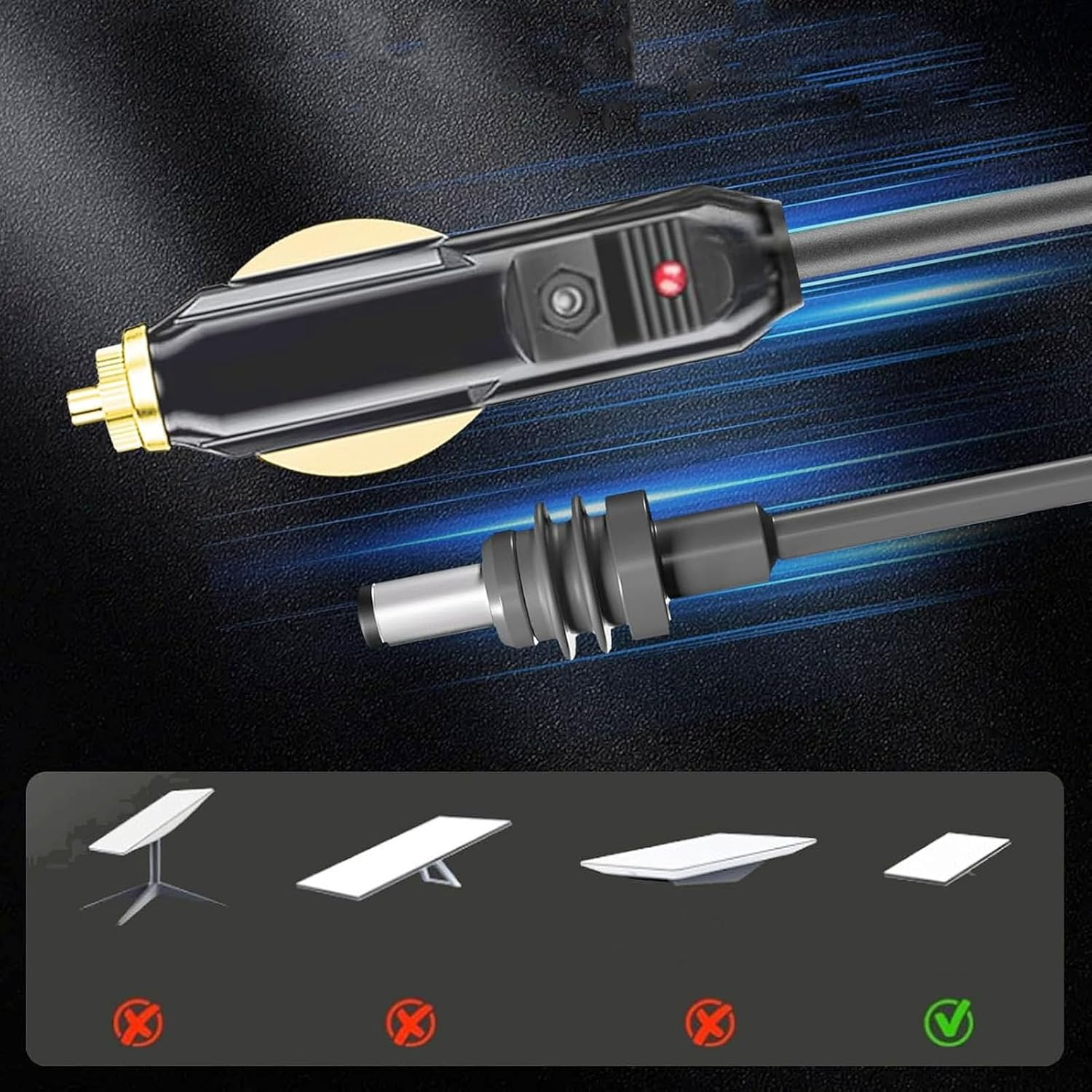 Starlink Mini Power Cable, Starlink Mini DC Power Cable for Starlink Mini Water Proof, Starlink Mini Cigarette Lighter to DC Power Cable (5.5M) image number 5