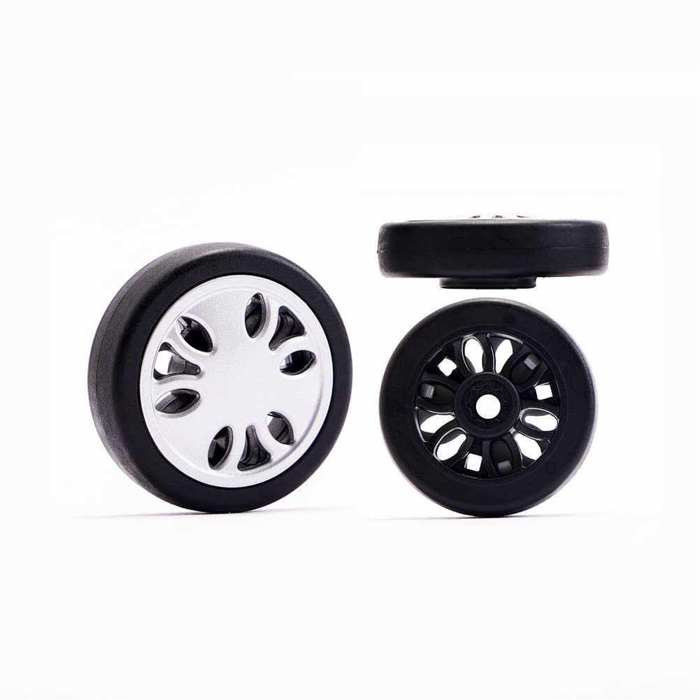 Anlayliay 8X Luggage Accessories Wheels Aircraft Suitcase Pulley Rollers Mute Wheel Wear-Resistant Parts Repair 55X12Mm image number 3