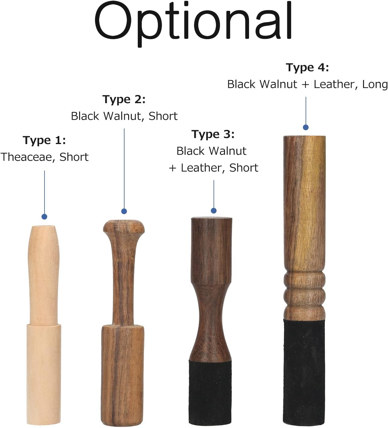 Mingzhe Tibetan Singing Bowl Mallet Buddha Sound Bowl Wood Striker Meditation Sound Bowl Mallet Wooden Stick for Healing Mindfulness Relaxation Yoga image number 4