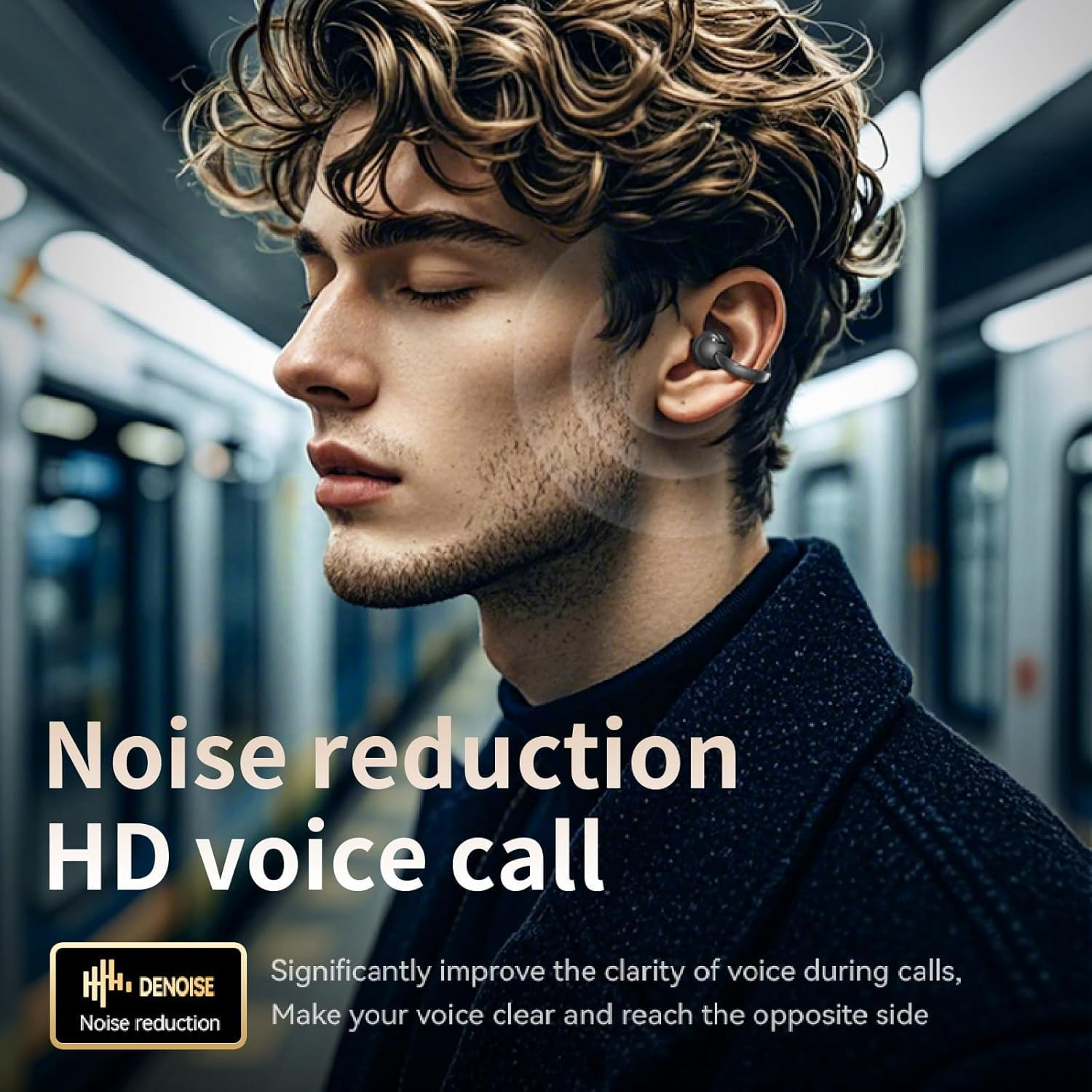 B-Qtech Language Translation Earbuds, 144 Languages Real Time Translator Earbuds with LCD Color Touch Screen, Two-Way Translator Earphones for Language Learning/Travel/Business image number 3