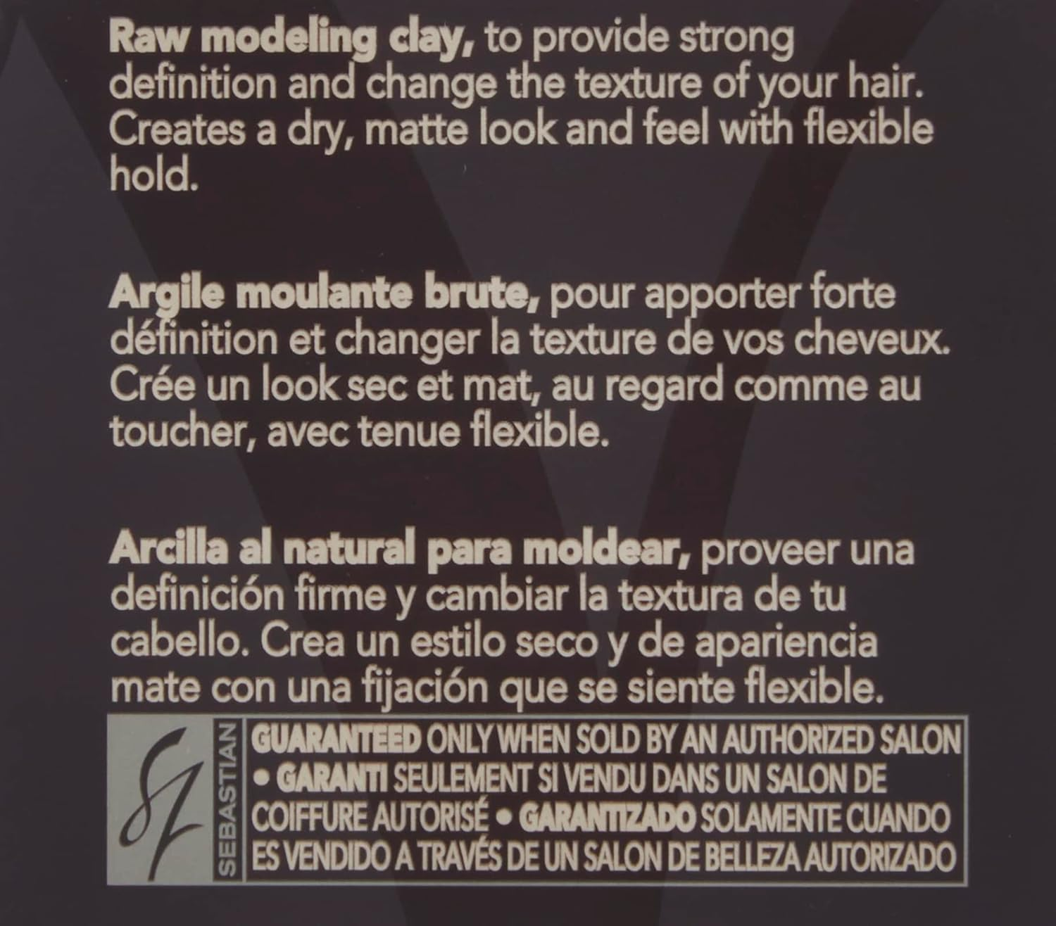 Sebastian Craft Clay Matte Texturizer, Remoldable Texturizing Hair Clay, 1.7 Ounce (Pack of 1) image number 2