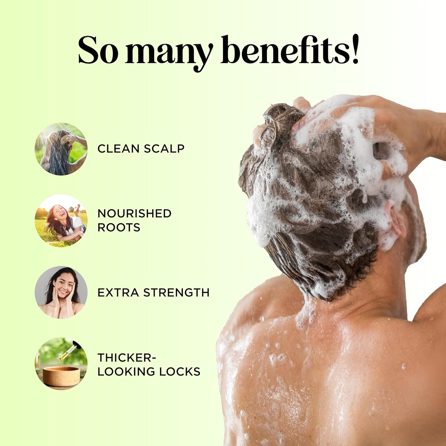 Tea Tree Oil Shampoo Sulfate Free - Deep Cleansing Vegan Tea Tree Shampoo for Oily Hair and Scalp - Daily Clarifying Shampoo for Build up with Rosemary Essential Oil for All Hair Types 25 Fl Oz image number 6