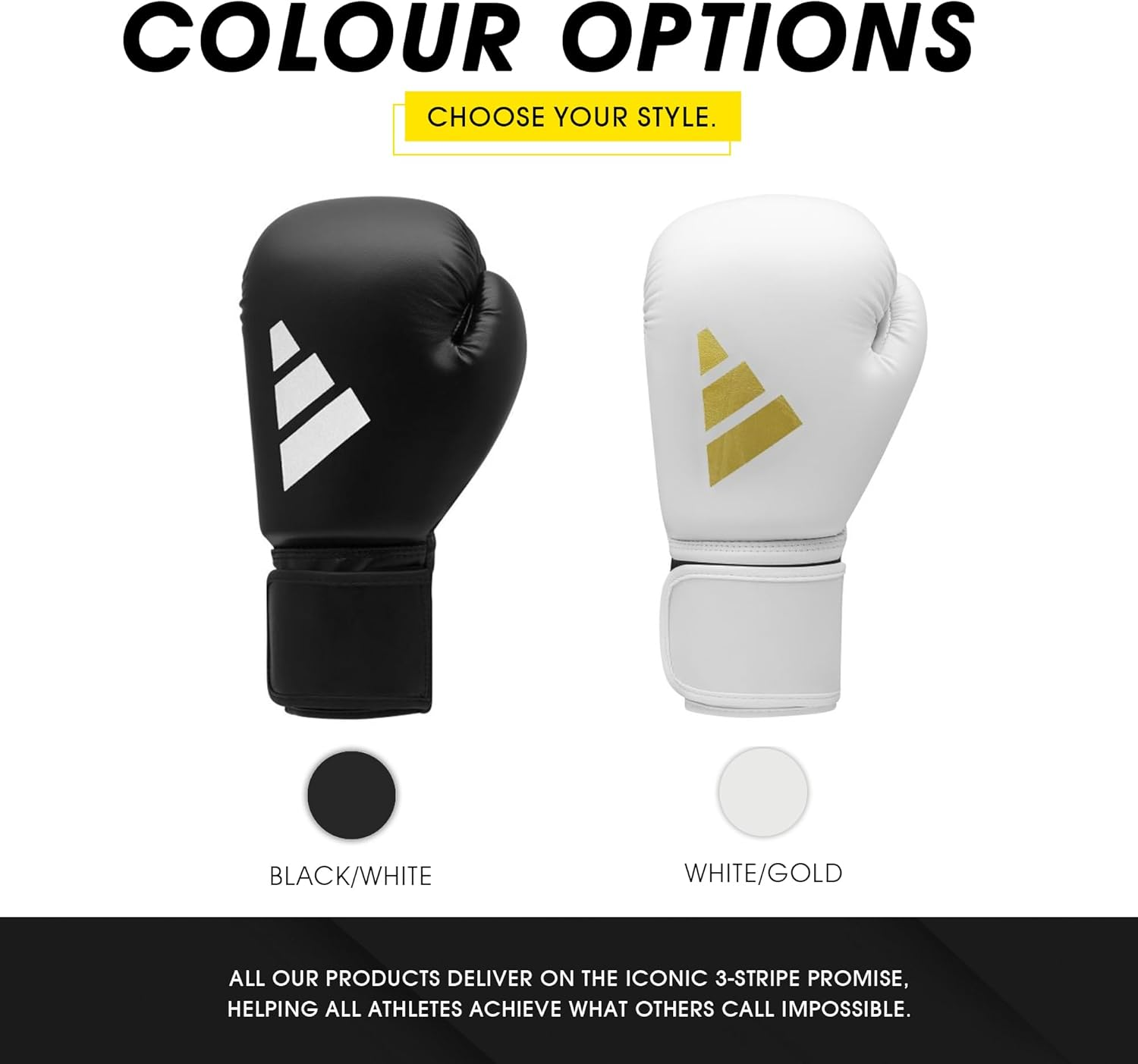 Adidas Speed 50 Boxing Gloves for Men, Women & Kids Intermediate Level PU Training Gloves Perfect for Fitness Classes, Boxing Bag Workouts, and Sparring image number 6